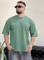 تیشرت 2نخ Text سبز