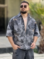 پیراهن VIP چریکی طوسی ذغالی