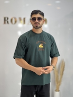 تیشرت دونخ گلدوزی Mount سبز