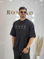 تیشرت نخ پنبه Hope مشکی