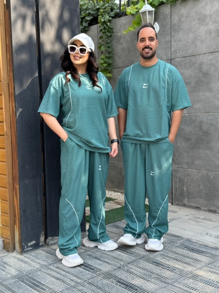 ست دونایک رنگ سبز یشمی