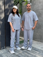 ست دونایک رنگ طوسی