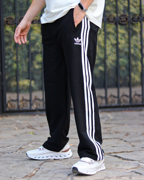 اسلش ADIDAS مشکی خط سفید