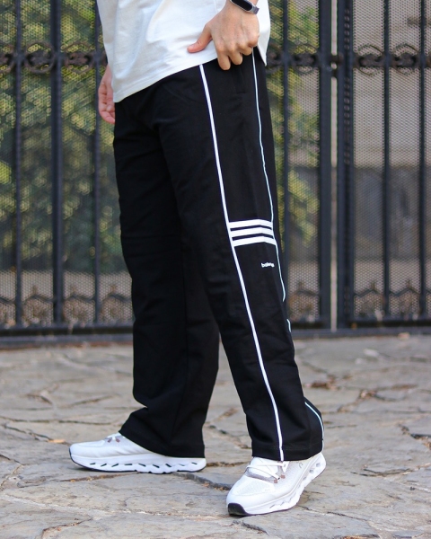 اسلش Balenciga مشکی بغل سه خط