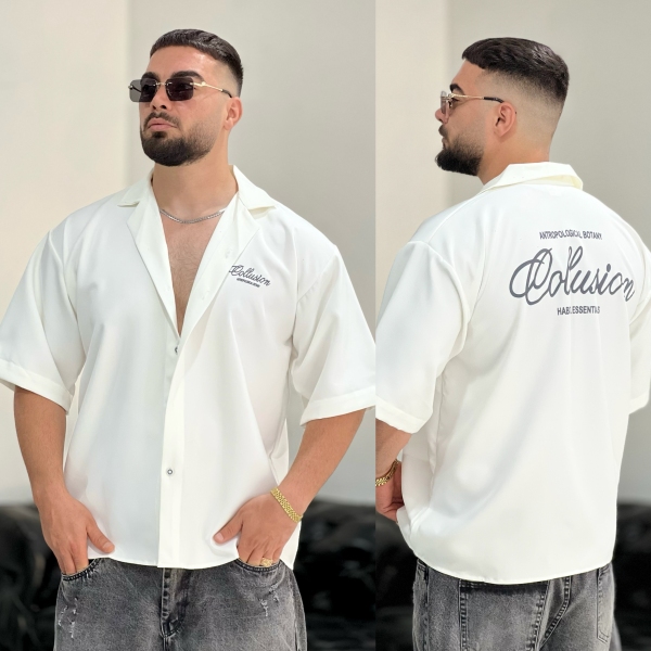 پیراهن مازراتی باکسی Collection سفید