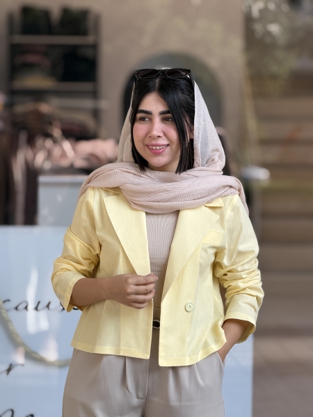 کراپ کت 2دکمه مهوا