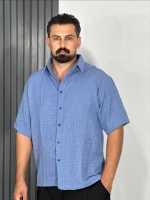 پیراهن لش باکسی مردانه آبی