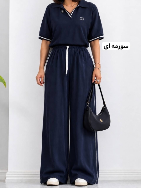 ست کتان سیلک miu miu