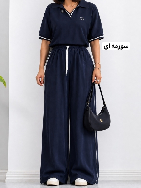 ست کتان سیلک miu miu