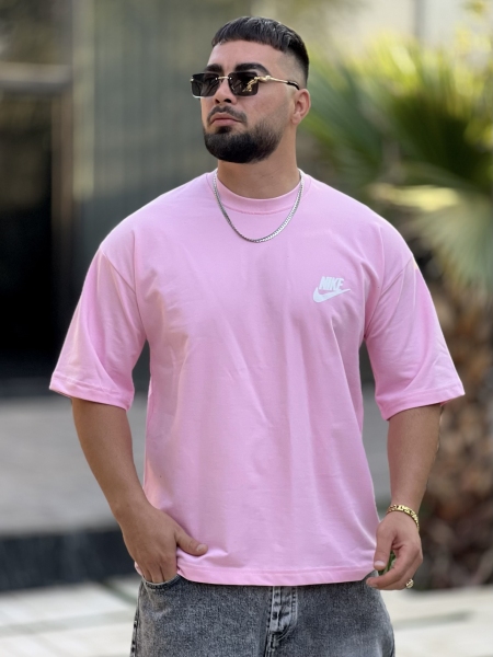 تیشرت 2نخ Nike صورتی