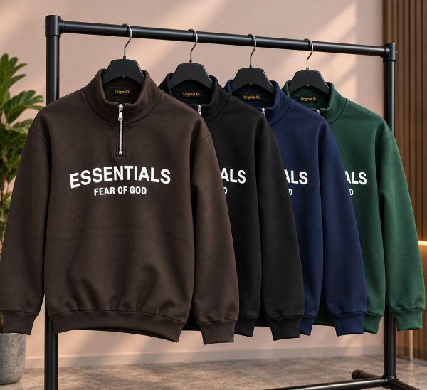 دورس نیم زیپ مدل ESSENTIALS