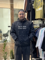 هودی چاپی مشکی