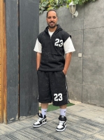 ست وست کلاهدار و شلوارک زمستانی مدل 23