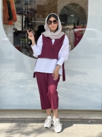 ست جلیقه شلوار داکرون