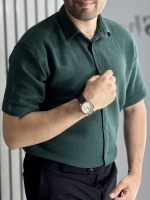 پیراهن کنف حصیری سبز