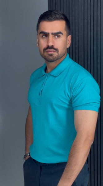 پولوشرت فیروزه ای