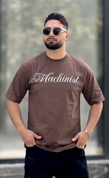 تیشرت Machinist قهوه ای سوخته