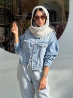 کت جین آستین چین