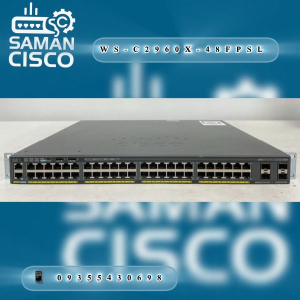 سوئیچ سیسکو مدل WS-C2960X-48FPS-L
