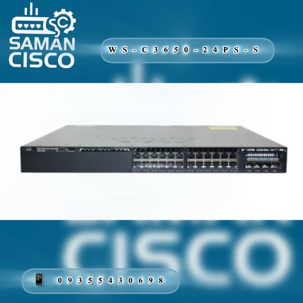 سوئیچ سیسکو مدل WS-C3650-24PS-S