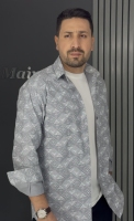 پیراهن مردانه طوسی