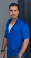 پیراهن باکسی ابی