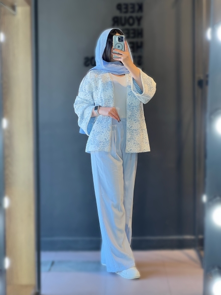 کت گیپور لبه مروارید
