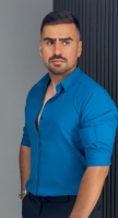 پیراهن دوشین ابی