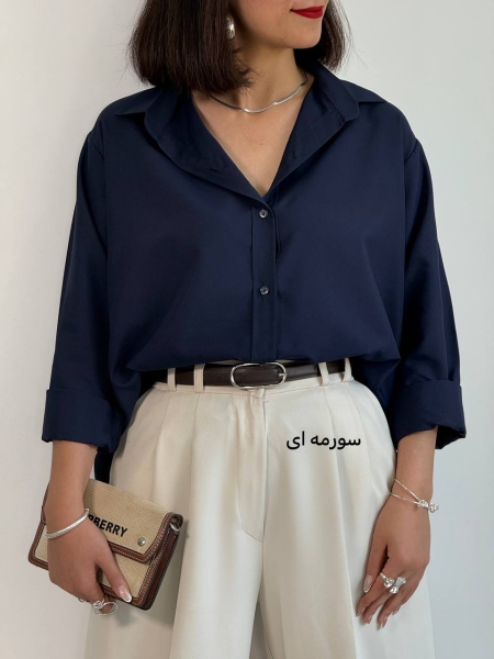 شومیز بیسیک کرپ نخ