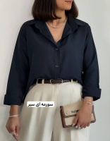 شومیز بیسیک کرپ نخ