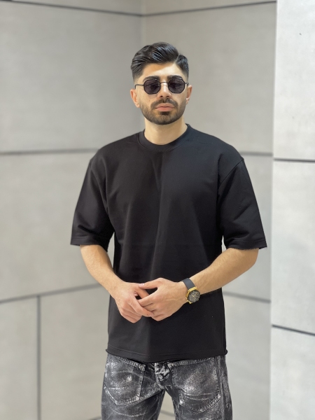 تیشرت ساده دورس Sanin مشکی