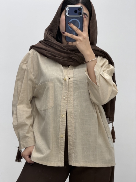 شومیزی تک جیب ساده
