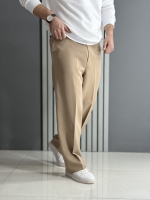 شلوار بگ مازراتی نسکافه ای(زیپ خور / پشت کمر کش )