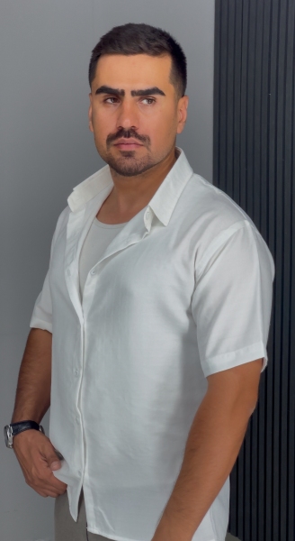 پیراهن باکسی سفید