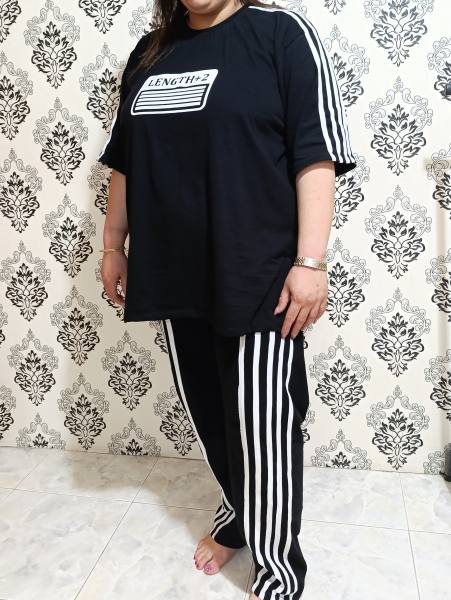 ست تیشرت لانگ وشلوار