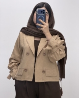 کت آستین شکلاتی السا