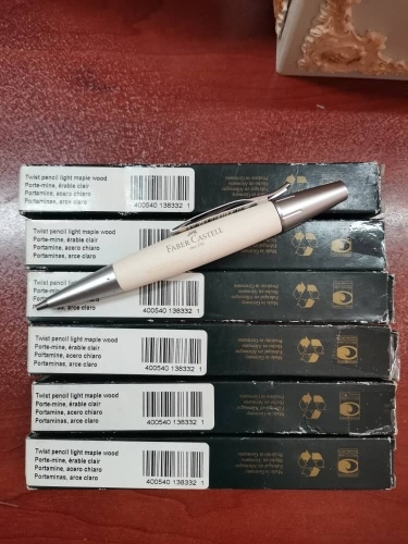 فابرکاستل اتود چرخشی ایموشن رومبوس طرح گیلوش سفید 138556 FABER-CASTELL Emotion Rhombus twist ...