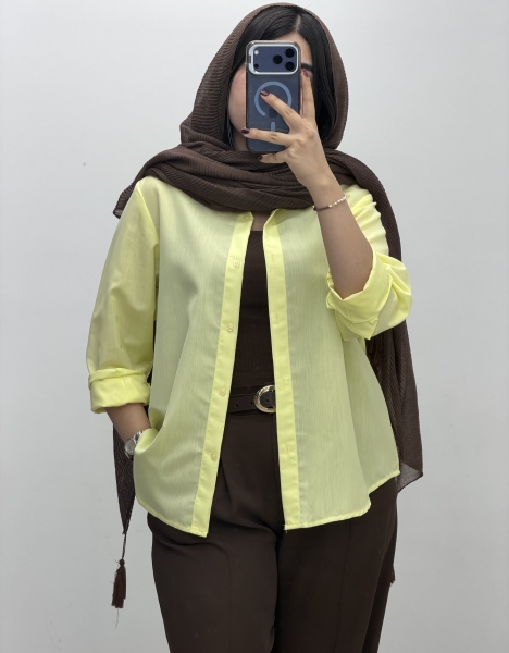 شومیز بیسیک داکرون رنگی
