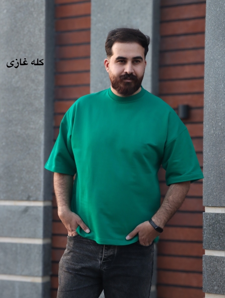 تیشرت بیسیک پارچه ماکان ، باکسی
