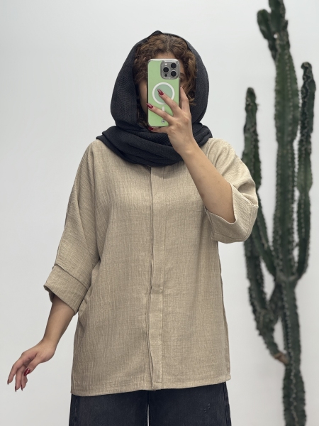 مانتو دکمه مخفی صوفیا