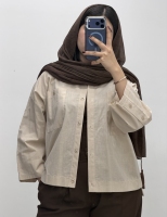 شومیز لینن آستین دکمه
