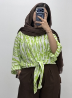شومیز جلو گره زبرا